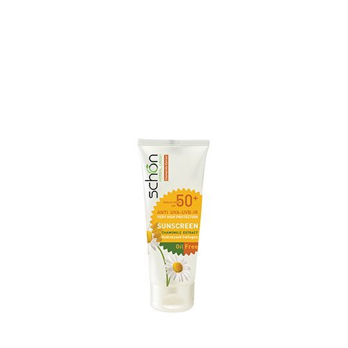 ضد آفتاب رنگ طبیعی پوست چرب SPF50 شون - Schon Natural Tinted Oil Free Sunscreen SPF50 Cream 50ml