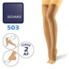 جوراب واریس ضخیم کلاس دو 503 نیمه ران سیگواریس Sigvaris 503 AF - کد 690