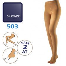 جوراب واریس شلواری ضخیم کلاس فشار دو مدل 503 سیگواریس Sigvaris 503 AT - کد 293 جوراب واریس شلواری ضخیم کلاس فشار دو مدل 503 سیگواریس Sigvaris 503 AT - کد 293