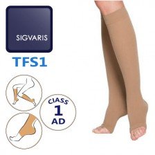 جوراب واریس نازک زیر زانو701 سیگواریس سوئیس مدل Sigvaris TFS1 AD - کلاس فشار 1 - کد 647