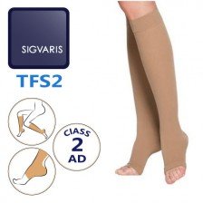 جوراب واریس زیر زانو مدل  کلاسیکال (تاپ فاین سلکت) سیگواریس سوئیس کلاس فشار 2 - SIGVARIS ESSENTIAL CLASSICAL TFS2 AD - new - کد1918