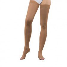 جوراب واریس  انتهای کشاله ران تونوس الاست  TONUSELAST 0403 LUX - AG- کلاس فشار 2 - پنجه باز - کرم - کد1218