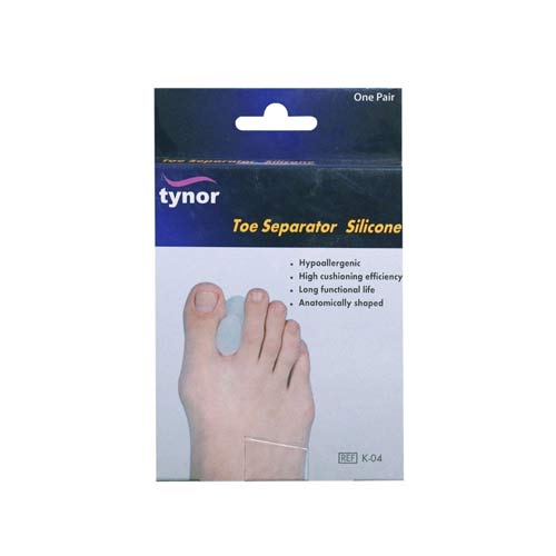لا انگشتی سیلیکونی تینور - Tynor Toe Separator Silicone K04