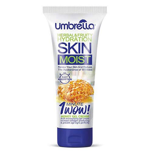 کرم مرطوب کننده با عصاره عسل 75میل آمبرلا - Umbrella 1Minute Wow Skin Moist Honey Gel Cream 75ml