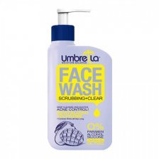 ژل شستشوی صورت لایه بردار مناسب پوست چرب و دارای جوش 310میل آمبرلا - Umbrella Scrubbing And Clear Face Wash 310ml - کد2444