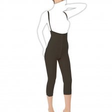 گن شکم و پهلو زیر زانو پشت کوتاه واریتکس  مدل VARITEKS - 121- مشکی