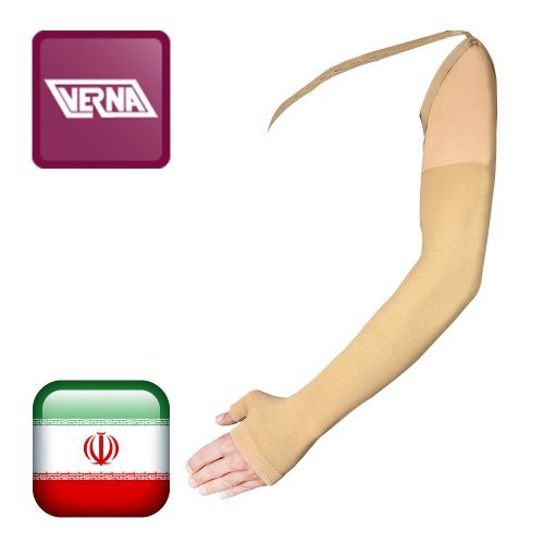 آستین و دستکش طبی ضد ورم دست و ادم لنفاوی ورنا VERNA - AGH - کد 1449